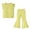 Yellow, variant on Bixock Girls Clothing Set,Toddler Girls 2-Piece Summer Set,Sleeveless Sleeve Cami Top and Flared Long Pants Casual Summer 2 Piece Outfits Kids Clothings 12Months-9 Years
