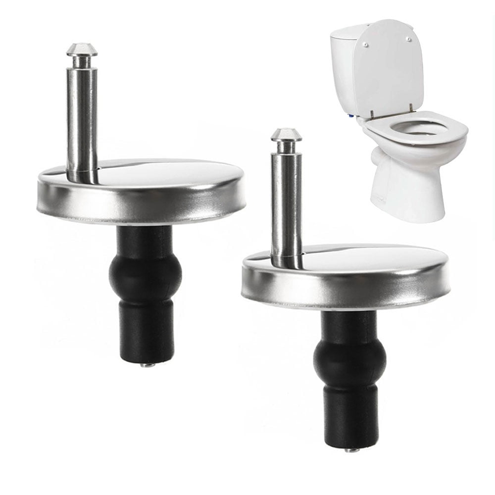 ZTOO 1 Pair Top Fix WC Toilet Seat Hinge Fittings Quick Release Hinges