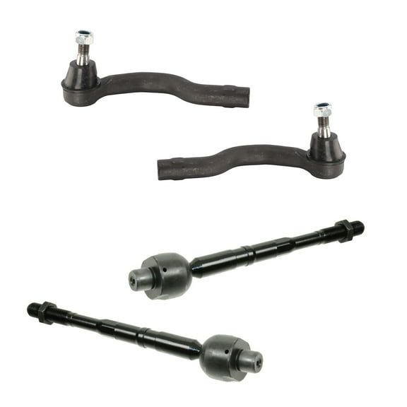 TRQ Front Inner and Outer Tie Rod Set Fits Select 2004-2013 INFINITI QX56 2014-2022 QX80 2005-2022 Nissan Armada 2004 Pathfinder Armada 2004-2015 TITAN