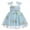 Blue Floral, variant on Toddler Baby Girls Boho Rainbow Tutu Floral Sequin Sleeveless Backless Ruffle Tulle Dress Princess Birthday Party Sundress 6-12 Months Yellow Daisy