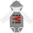 thumbnail image 3 of Inktastic Funny Lobster Lover Kids Seafood Boys or Girls Long Sleeve Baby Bodysuit, 3 of 5