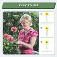 thumbnail image 4 of 12 Pack Plant Stakes, 16 Inch Plant Support Stakes, Plant Sticks Support with 24 Twist Ties, Flower Stakes for Plants Peony, Amaryllis, Marigold, Coreopsis, Tomato Seedling, Sapling Etc, 4 of 9