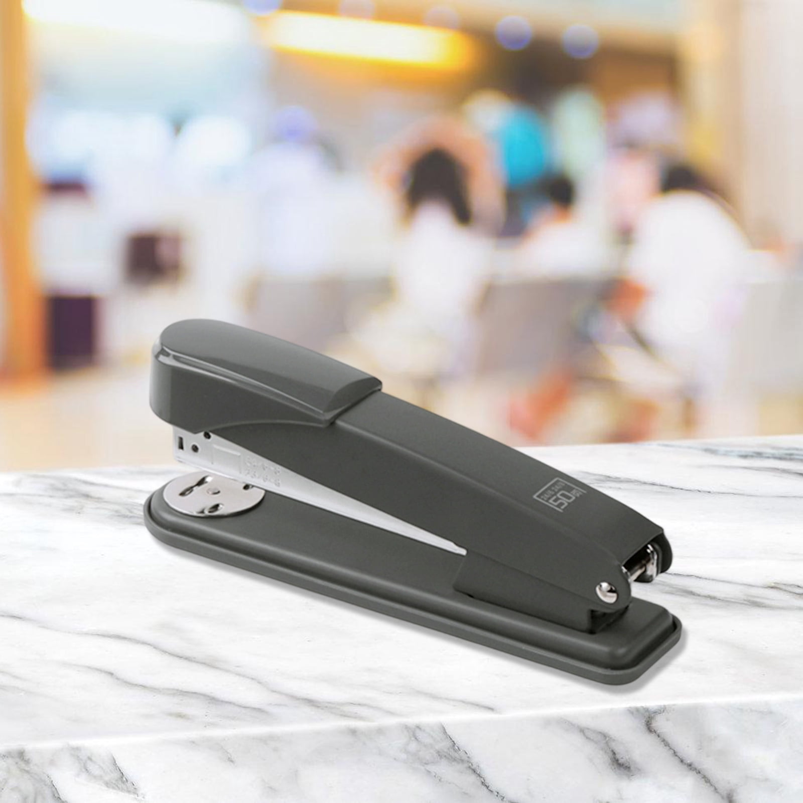 Metal Stapler Easy to Load Booklet Stapler 50 Sheets Effortless Stapler Desk Stapler for Home & Office