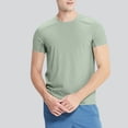 thumbnail image 1 of Mens Compression Gym Shirts ,Short Sleeve Quick Drying Muscle Shirts,Summer Casual Breathable Workout T-Shirt, 1 of 5