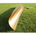 thumbnail image 3 of 28.5" x 144" x 21"Matte FinishWooden Canoe With Ribs Curved Bow, 3 of 3