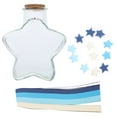 thumbnail image 1 of Miangastore 1 Set Origami Star Paper Strips with Bottle Fortunate Stars Paper Strips, 1 of 9