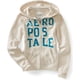 thumbnail image 1 of Sudadera con capucha Aeropostale Aero Stacked 87 cremallera completa mujer blanco roto grande, 1 of 1