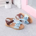 thumbnail image 6 of URMAGIC Girls Kid Bowknot Princess Sandals Soft Sole Toddler Beach Dress Slipper Shoes, 6 of 8