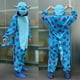 thumbnail image 3 of Pijama de una pieza con dibujos de animales de tiburón, gato y ratón para hombre y mujer, bonito conjunto de franela gruesa de invierno de Anime para pareja, 3 of 5