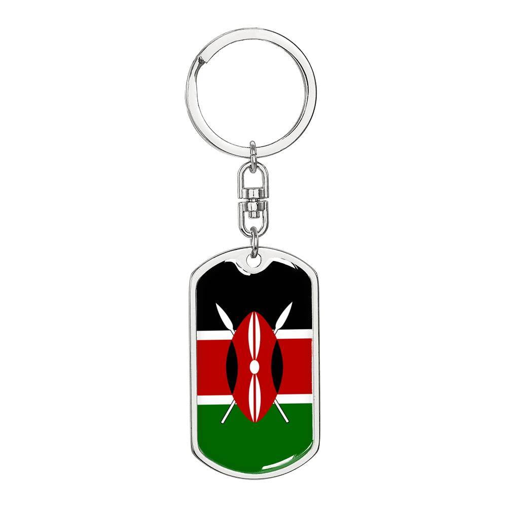 Kenya Keychain Kenya Flag Keychain 