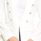 thumbnail image 4 of Saco Con Botones Blazer Para Mujer Casual Formal Ivory blanco CH Incógnita 330684, 4 of 5