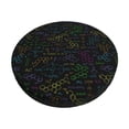 thumbnail image 1 of Kdxio Chemistry Formulas Print Elastic Bar Stool Cover Personalized Washable Stool Cover for Barbershop Home Bar Kitchen-14 inch, 1 of 7