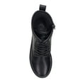 thumbnail image 6 of C & C California Womens Lucie Faux Leather Lug Sole Combat & Lace-up Boots, 6 of 6