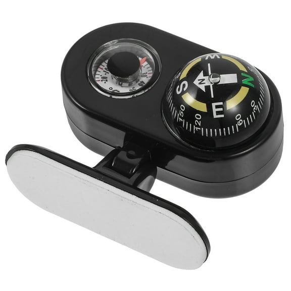 Car Dashboard Compass Car Mount Compass Thermometer Compass for Vehicle Boat