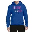 thumbnail image 2 of Fight Cancer Ribbon Unisex Graphic Hoodie Sweatshirt, Royal, X-Large, 2 of 3