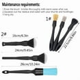 thumbnail image 4 of 3Pcs Car Detailing Brush Kit Interior Exterior Dashboard Cleaning Brush Kit, 4 of 14