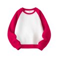 thumbnail image 2 of Vividxx Toddler Boys Sweatshirts Boys Color Block Long Sleeve Crewneck Sweatshirt Casual Pullover Top Soft Blend Kids Activewear For Fall Winter Daily Wear 3-4 Years, 2 of 8