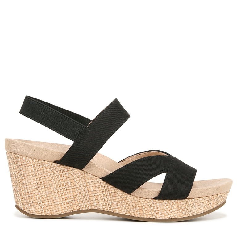 LifeStride Womens Danita Strappy Wedge Sandal - Medium & Wide