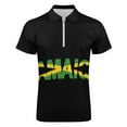 thumbnail image 4 of Jamaican Logo Gaming Anti Men Zipper T-shirt Summer Casual Short Sleeve T-shirt Top, 4 of 7