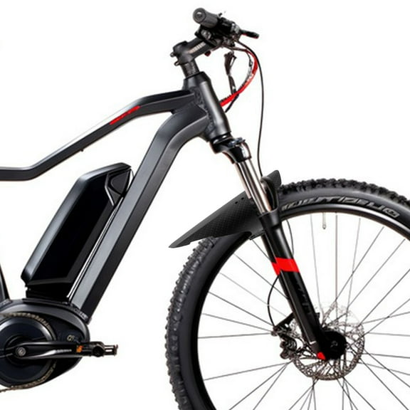 FESTFENDS Bicycle Mudguard For Mountain Bikes 1Pack 28.00X26.50X0.20cm Black Plastic