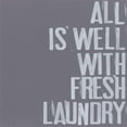 thumbnail image 2 of Velasquez, Deborah 26x26 White Modern Wood Framed Museum Art Print Titled - Fresh Laundry I, 2 of 4