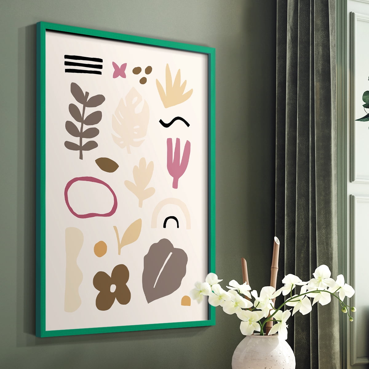 Matisse CCXL in Solid Wood 8 x 10 Framed Print