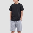 thumbnail image 3 of Futezty Toddler Boys Clothes Summer Outfit Sets, Toddler Boys Girls Short Sleeve Summer Casual Dinosaur Prints Tops Holiday Shirts T Shirt Shorts Outfits, 3 of 4