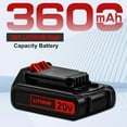 thumbnail image 3 of 3600mAh LBXR20 Battery Replacement for Black and Decker Lithium 20V Battery Max Compatible with Black and Decker 20 Volt Battery LB20 LBX20 LST220 LBXR2020 LB2X4020 Cordless Power Tools, 3 of 8