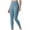 Blue-01, variant on REALiKUN High Waist Buttery Soft Lightweight Capri Leggings High Rise Workout Yoga Pants
