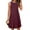 B321 Wine sundresses for women clearance under $5, variant on Women Dresses Xqxayjr Women's Casual Mini Sundresses 2025 Flowy Swing Trendy Spring Dresses Crewneck Summer Sleeveless Cute Holiday Vacation Dress