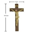 thumbnail image 6 of Crucifix Catholic Religious Decoration Wall Hanging Antique Home Chapel Decor Ornaments, 6 of 6
