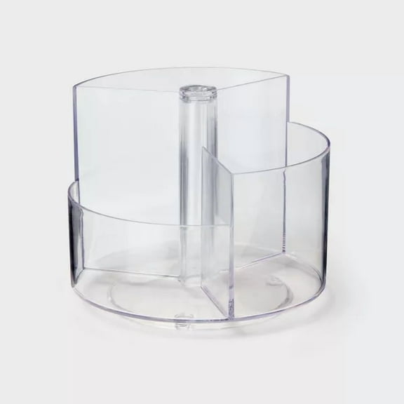 Clear Spinning Pencil Caddy