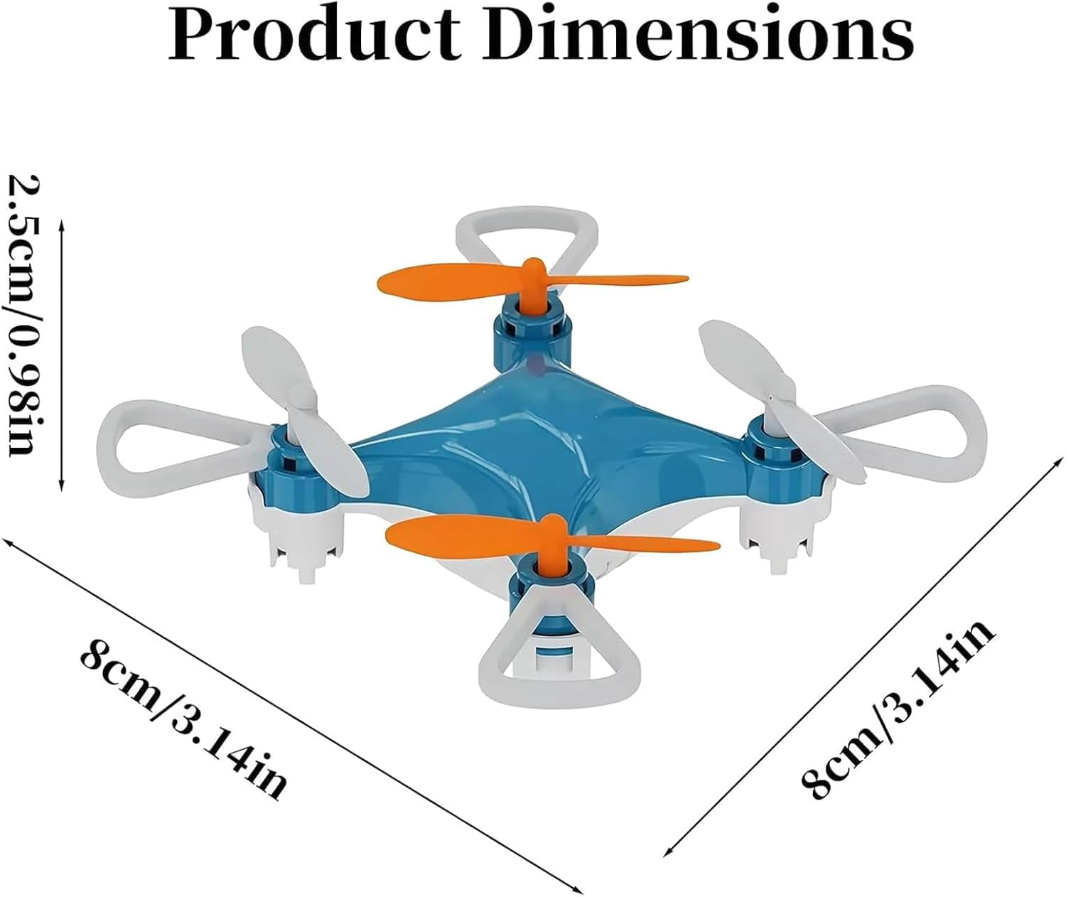 Mini Drone with Easy Stunt Flights & 360° Tricks – Beginner-Friendly Quadcopter with LED Altitude Hold Propeller Protection for Kids Indoor Outdoor