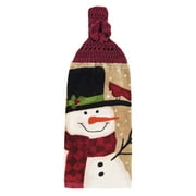 Mary Maxim Folk Snowman Towel Topper Kit Yarn
