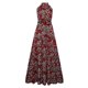 thumbnail image 4 of WILLBEST Vestidos Casuales Para Mujer Cortos Vestido Casual De Verano Para Mujer, Vestido Largo Con Cuello Para Uso Diario, Vacaciones, Hogar, Cómodo, Primavera, Verano, Otoño, Atuendo, Estilo Básico, 4 of 4