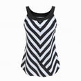 thumbnail image 5 of HCNTES Womens Tankini Bathing Suit Modest Two Piece Swimsuit Ruffle V Neck Swim Tank Top with High Waisted Bottom(XXL,a161-Black), 5 of 9
