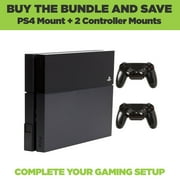 HIDEit Mounts PS4 Wall Mount for Original Sony PlayStation 4 Console Black Steel Wall Mount for PS4 Original