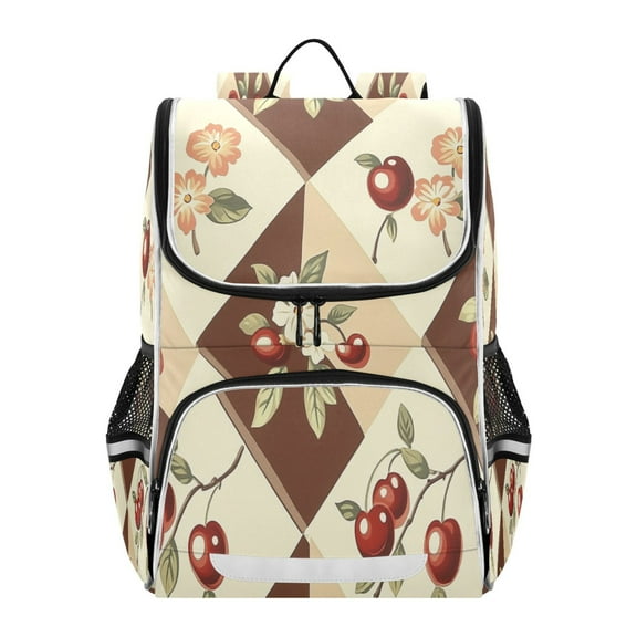 YAZAOO School Backpack Travel Bag Bookbags Bookbags Cherry Blossom Patch Pattern