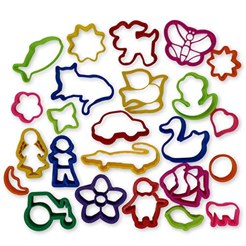 Play Dough Clay Mold Press Cutters Assorted Shapes Art and Craft