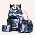 thumbnail image 4 of HYwys Tie Dye Backpack Student Schoolbag Laptop Bookbag 3 Piece Insulated Lunch Box, 4 of 6