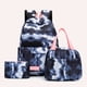 thumbnail image 5 of Bolsa Almuerzo Lápiz Conjunto Niñas Monedero Conjunto Casual Adolescentes Niños Niños Negro 3pcs, 5 of 5