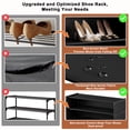 thumbnail image 6 of BGTREND 6 Tier Shoe Rack with Cover 20 Pairs Shoe Shelves Organizer for Closet, Entryway, Hallway, Bedroom, Black, 6 of 7