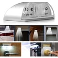 thumbnail image 4 of ATTOE Keyhole Light Lamp Battery Operated PIR Infrared IR Wireless Auto Sensor Motion Detector Door Keyhole with 4 LED Bulbs Light Lamp Tap Lights LED Night Light for Key Hole/Door Lock, 4 of 5