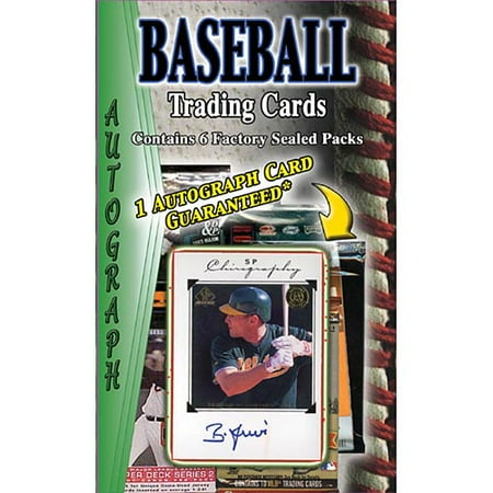 Upper Deck MLB 6-Pack With One Autographed Card Value Box