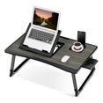 thumbnail image 3 of Multi-Use Laptop Desk for Bed & Couch, Portable Lap Tray with Cup Holder, Phone Stand & Storage Drawer, Foldable Legs, 3 of 20