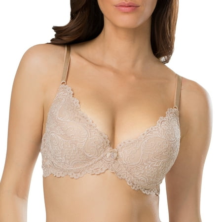 

Smart & Sexy Women s Signature Lace Push-up Bra Style-85046