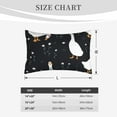 thumbnail image 6 of EasygdpFashionable Goose Polyester Fiber Double-Sided Pillowcase,Super Soft,Comfortable And Luxurious Pillowcase,Not Easy To Break Or Deform- 14"X20", 6 of 9