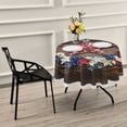 thumbnail image 2 of BZSMCE Round Tablecloth Realistic Of Stars Pattern Pattern Tableclothes, 2 of 8