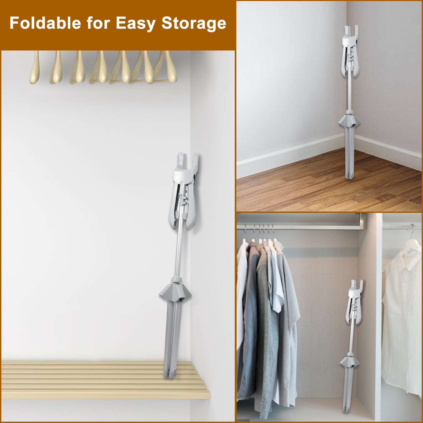 Steamer Clothes Rack With Ironing Glove Floor Standing Garment Steamer Stand Foldable Garment Steamer Rack Lightweight Adjustable Height Steamer Stand Rack for Steaming Clothes