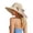 Beige, variant on Sun-Ready Beach Hat for Outdoor Leisure Versatile Straw Creation with Floral Bow Wide Brim Sun Classic Seaside Accessory, Beige